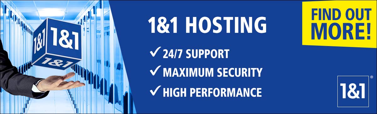 Get hosted with 1&1 Internet